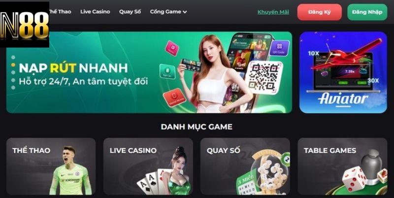 Bảng so sánh giữa N88 và các nền tảng Casino khác