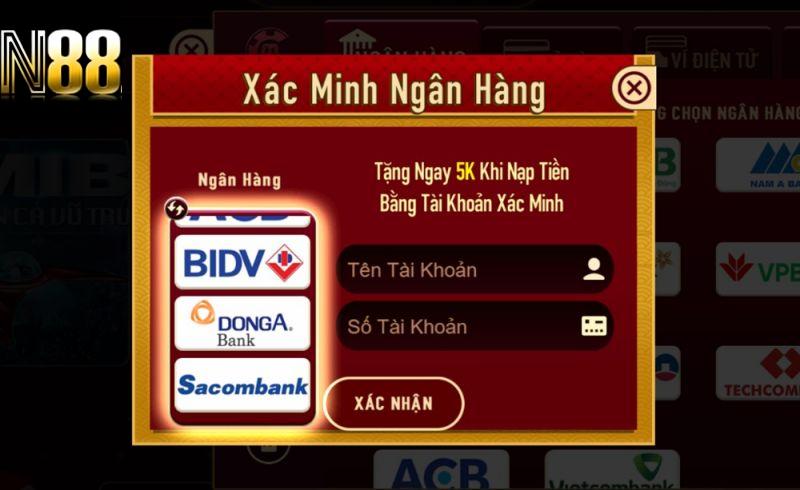Nên chọn ngân hàng nào để nạp tiền vào N88 nhanh nhất?